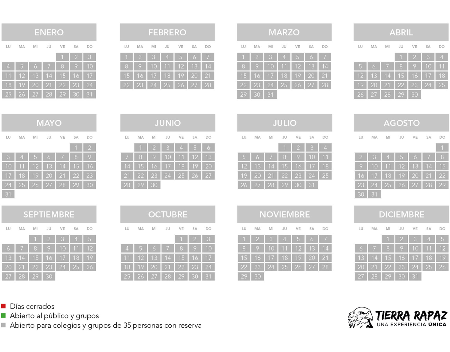 Calendario 2021