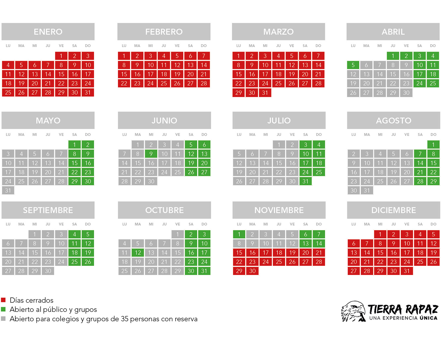 Calendario 2021